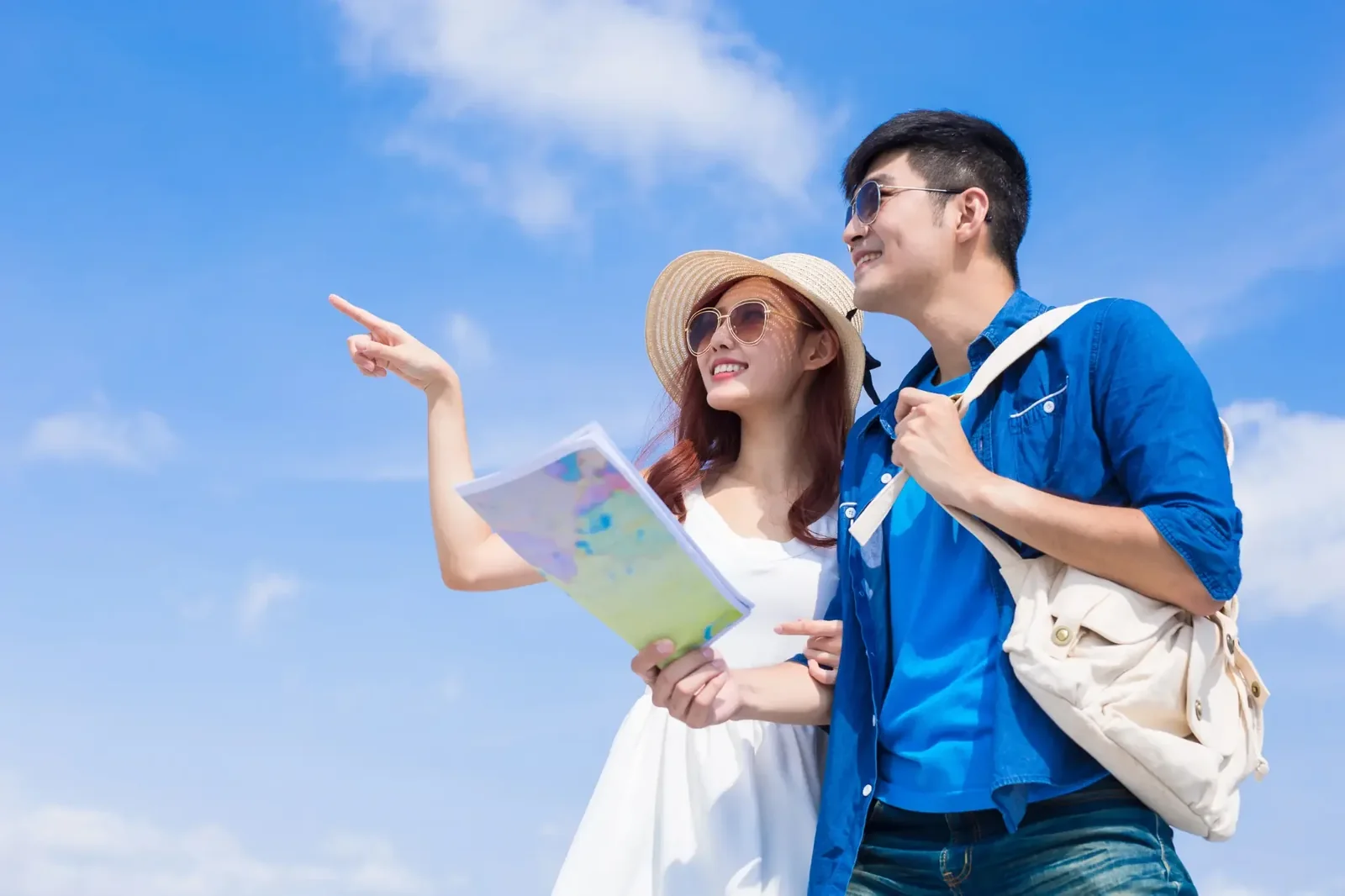 Two travellers exploring Bangkok together