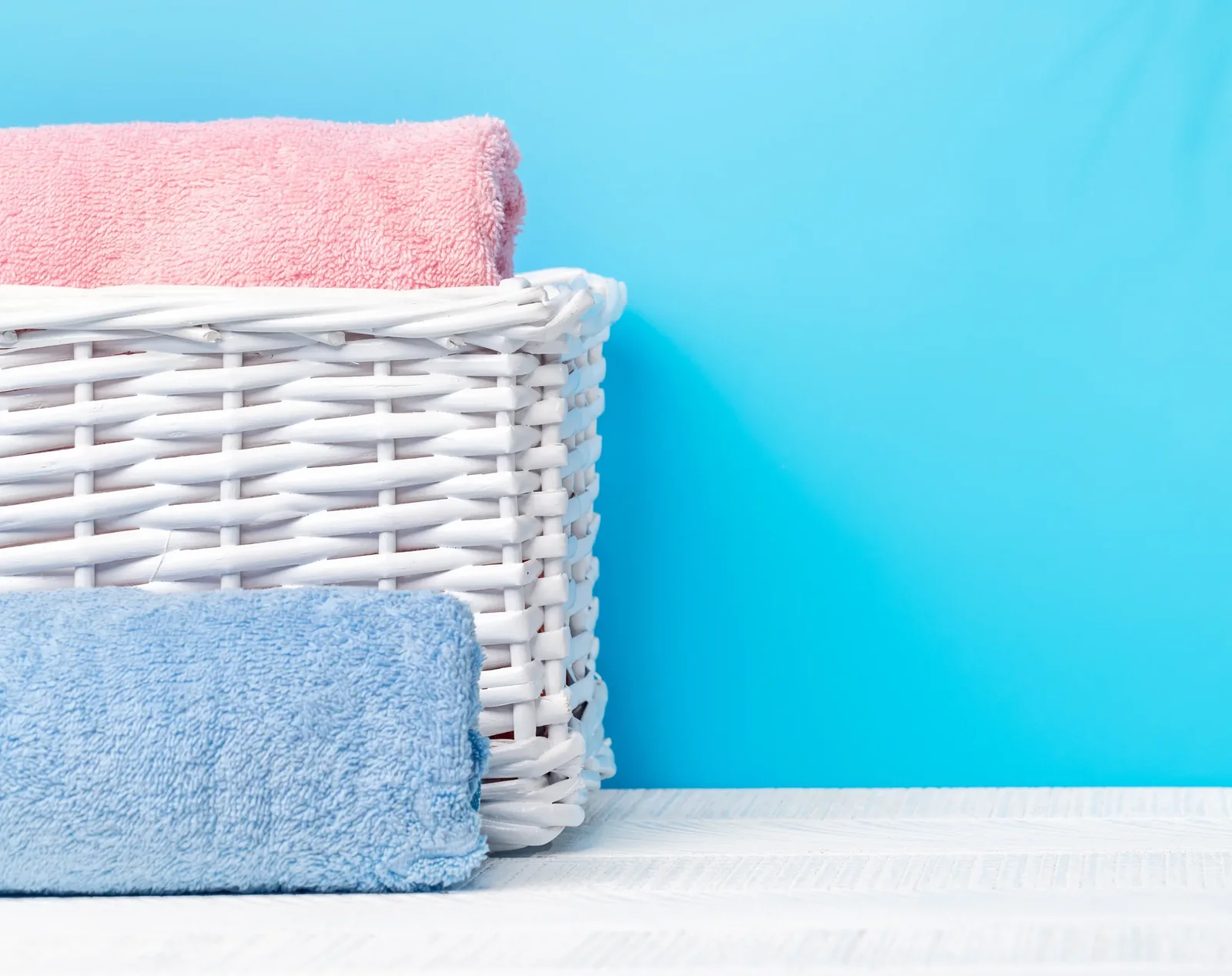 Fresh towels prepared with premium care