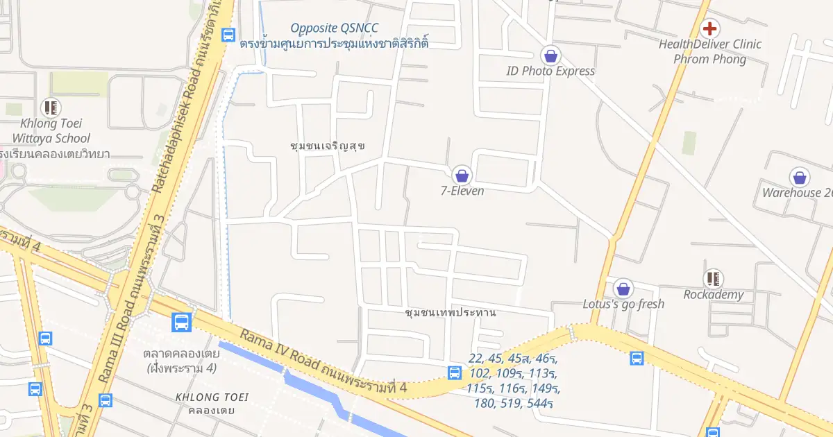 Map showing the location of Valia Bangkok Sukhumvit 24 by Kingston Hotels in Phrom Phong–Thonglor–Ekkamai, Bangkok