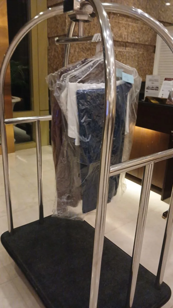 Wash & Iron returned on hangers at Four Seasons Private Residences, Riverside–Charoen Krung, Bangkok